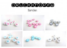 Jersey Druckknöpfe 11mm Snaps - Stern